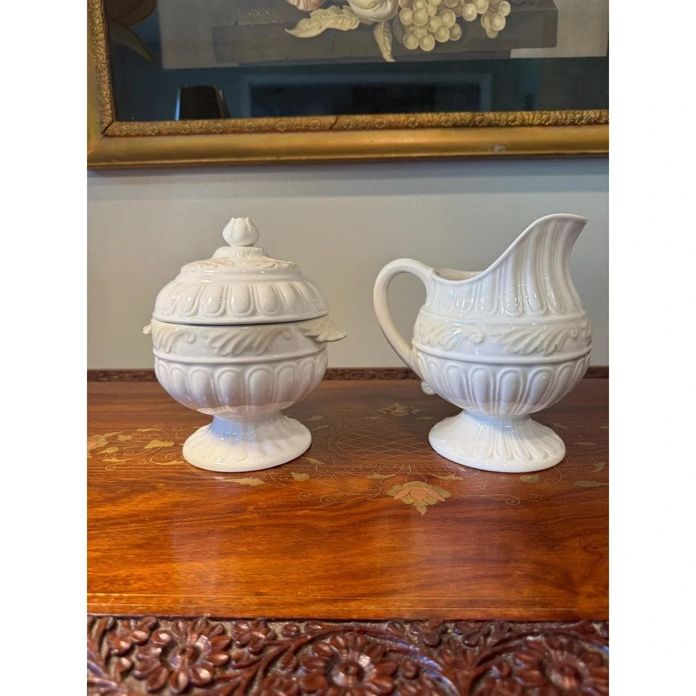 Vintage Lenox Butler's Pantry Creamer‎ and Sugar Bowl Set